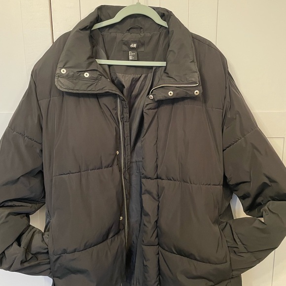 H&M Other - H&M Charcoal Quilted Jacket